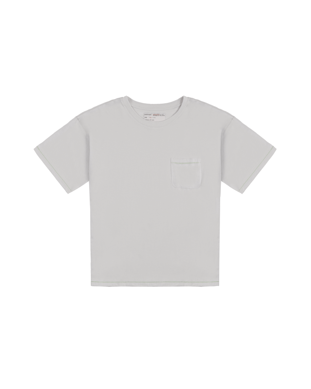 A POCKET TEE in grey