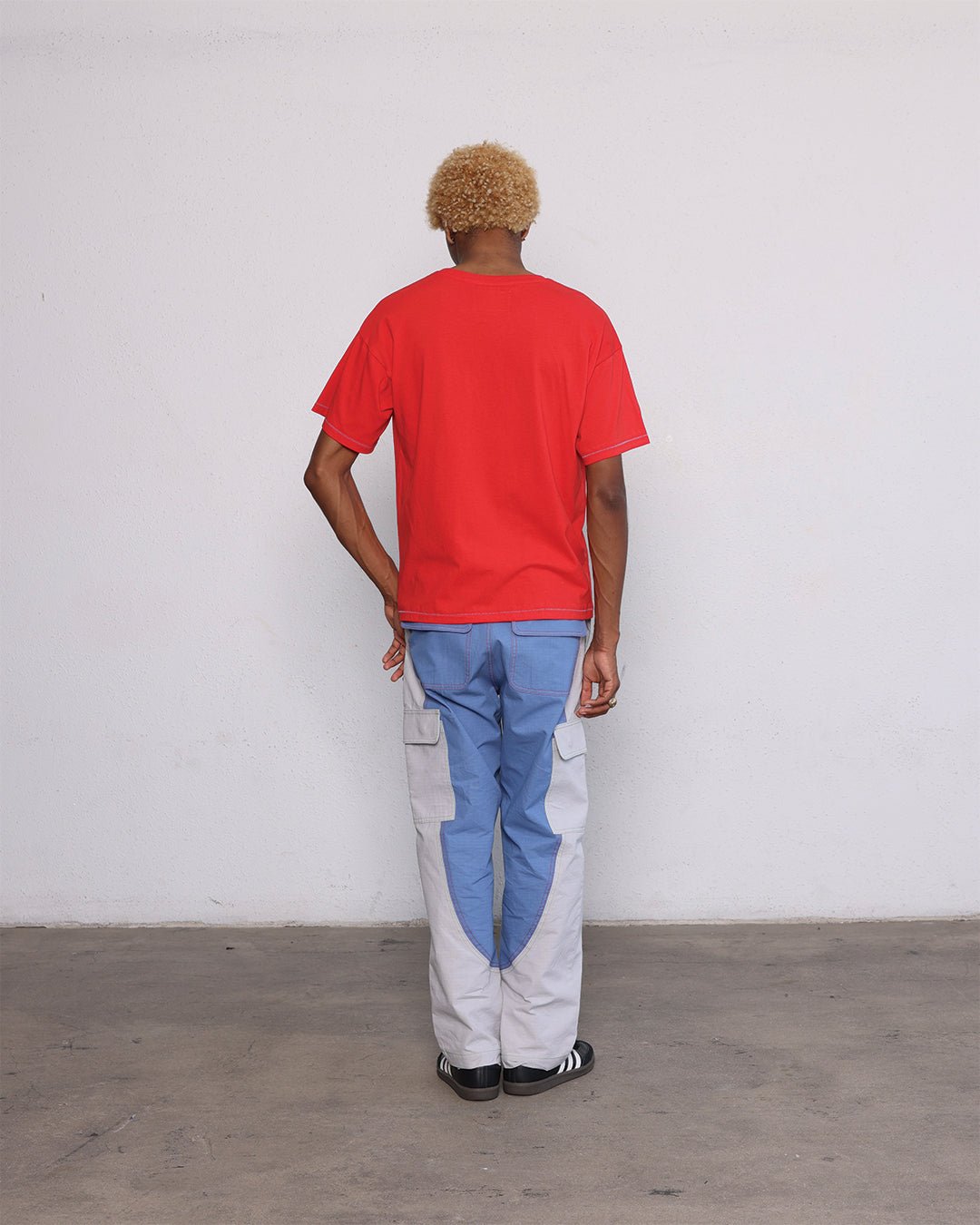 A POCKET TEE in red