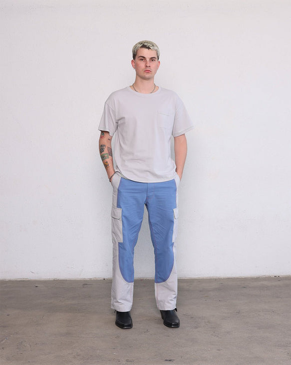 A RIPSTOP PANT in blue