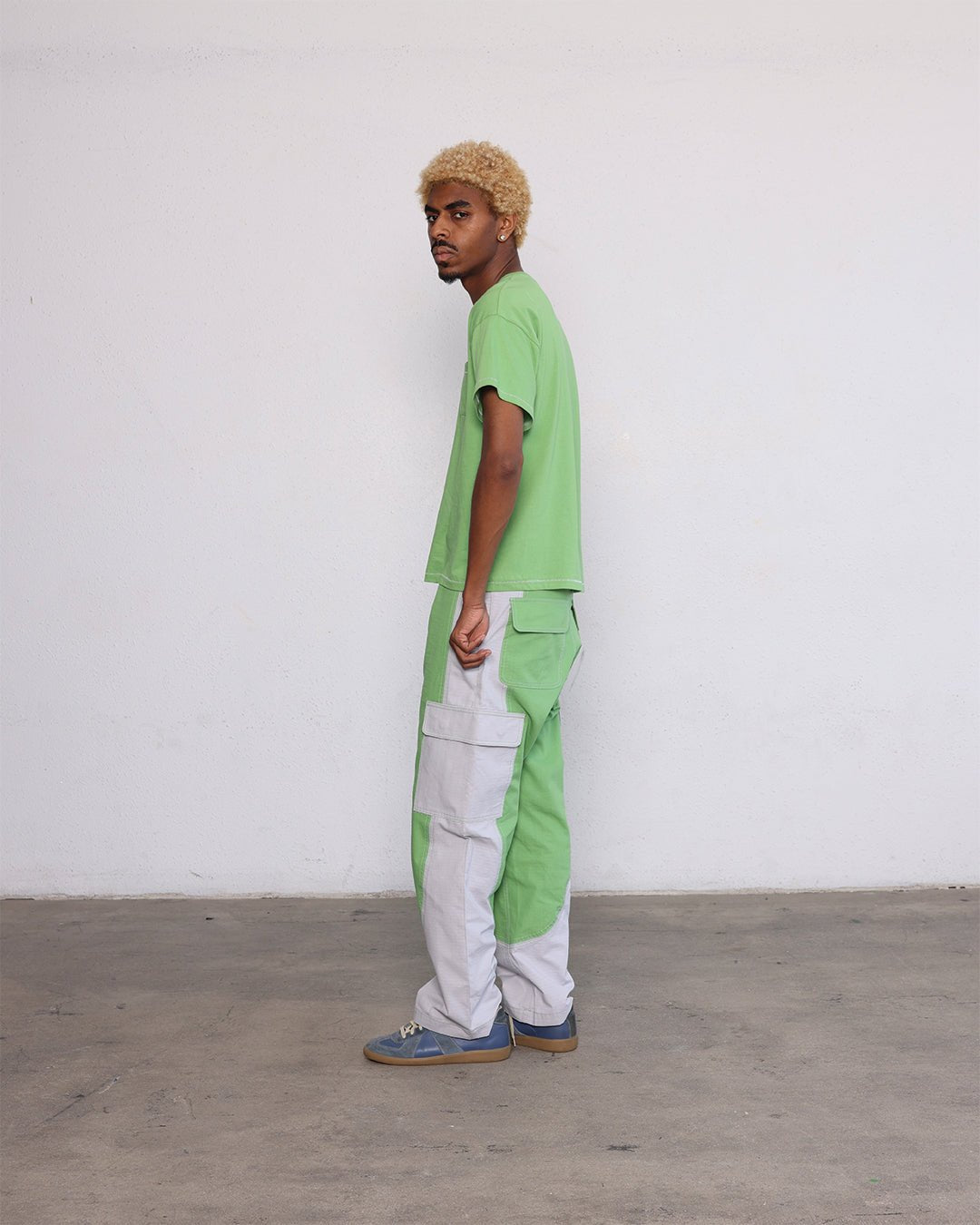 A RIPSTOP PANT in green